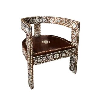 Mother of Pearl Inlaid Occasional Chair