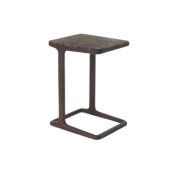 Modern C-Shaped Accent Table
