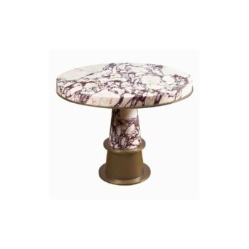 Marble Pedestal Accent Table
