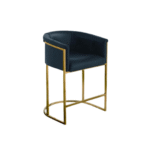 Faux Leather Upholstered Barstool