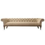 Transitional Chesterfield 3-Seater Sofa