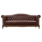 Hand-Carved Chesterfield Sofa