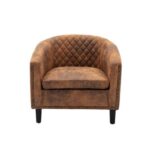 Homefun Barrel Back Club Sofa