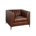 Channel Back Club Sofa