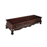 Antique Carved Wooden Coffee Table