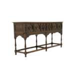 Jacobean Style Oak and Bone Console