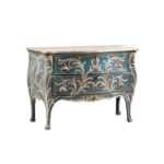 Antique French Style Bombe Console Chester with Ramage