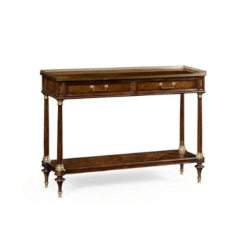 Traditional Rectangular Wood Console Table