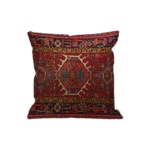 Antique Oriental Turkish Carpet Pattern Throw Pillow