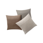 Linen Horizontal Pintuck Pillow Set