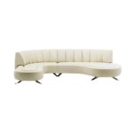 Floating Curved Sectional Sofa