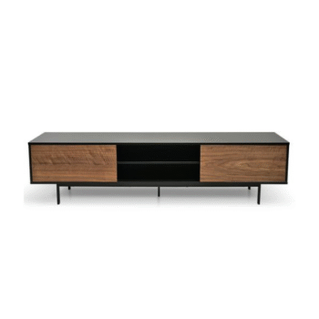 Modernist Wood & Lacquer Media Console