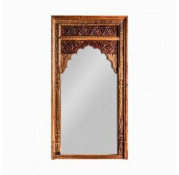 Oshan Carved Wooden Mirror