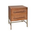 Hopper Studio Sophia 2 Drawer Rattan Nightstand