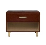 Nightstand in Full Grain Leather