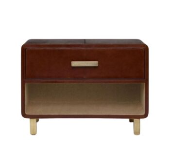 Nightstand in Full Grain Leather