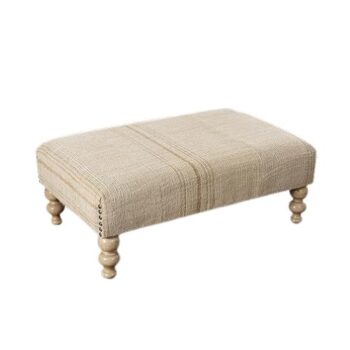 Linen Ottoman